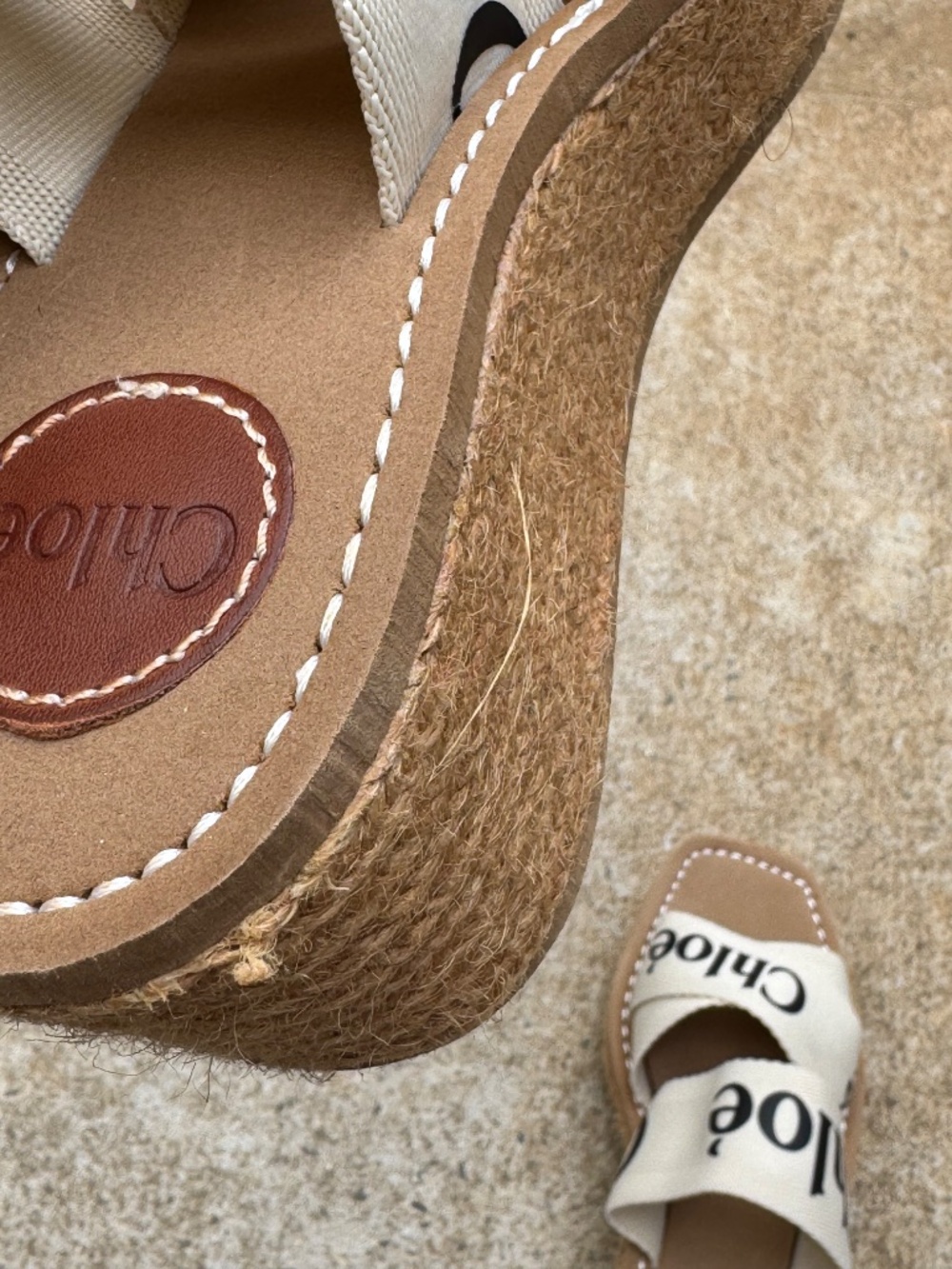 Chloe Wedge Sandals - Picture 5 of 7